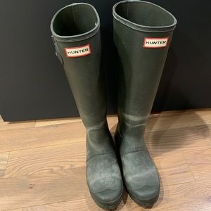 HUNTER BOOTS WOMENS 8